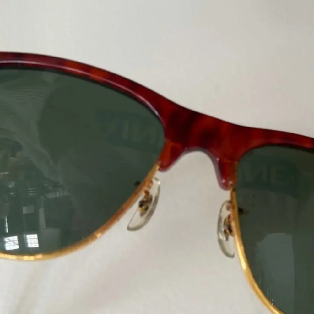 Vintage Ray Ban Wayfarer Max Brown Tortoiseshell Gold Rim Sunglasses